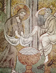 Jésus et Saint Pierre (détail)